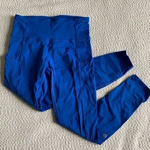 Lululemon 25” fast and free leggings